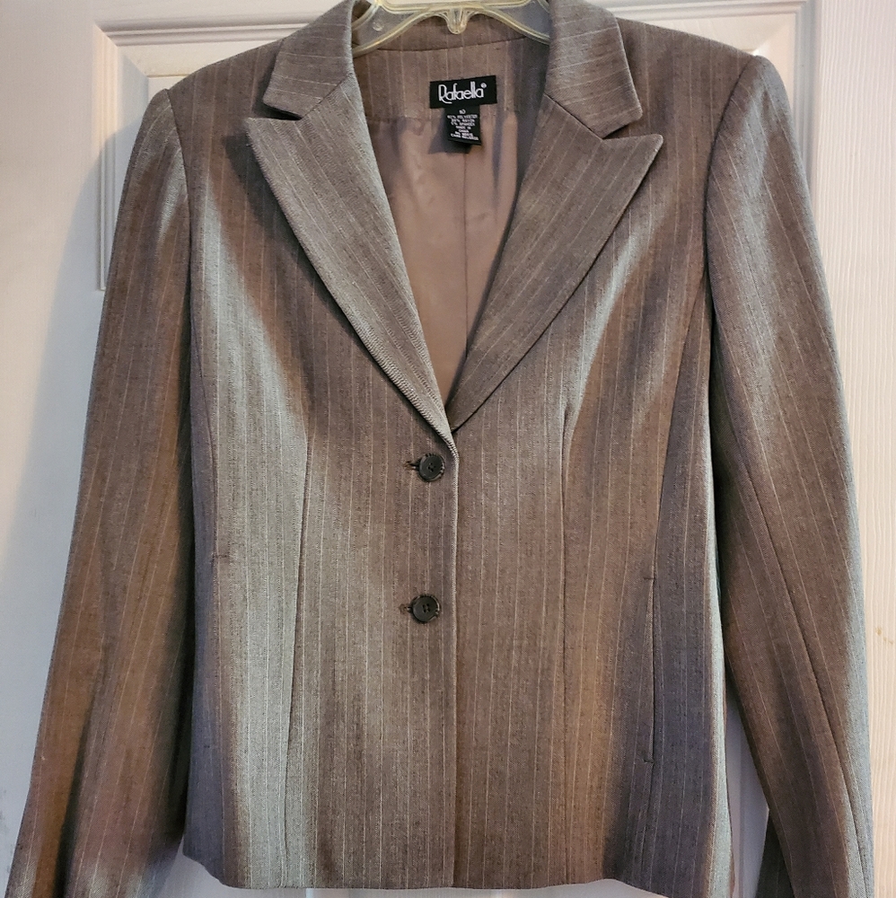 Blazer with pinstripes
